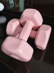 粉色女士小哑铃