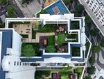 屋顶花园鸟瞰效果图