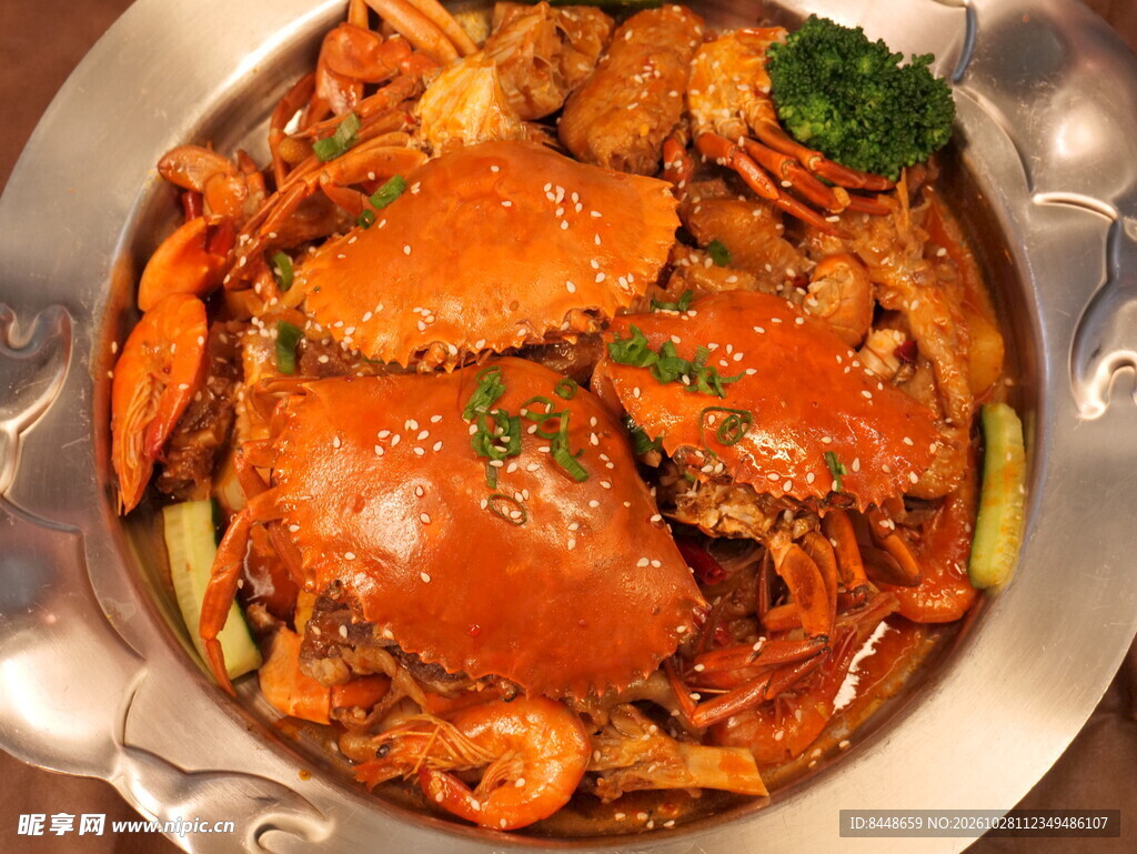 香辣肉蟹煲