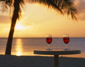 海上夕阳