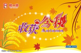 秋天吊旗