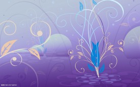 时尚植物花纹