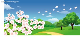 韩国矢量风景图