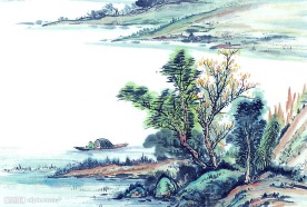 高清晰300点山水水墨画