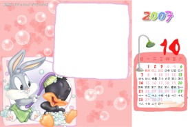 儿童PSD台历模板全年