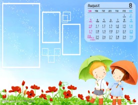 儿童台历模版