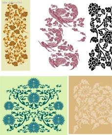 经典中国花纹