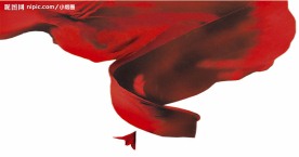 飘带　红布