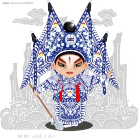 卡通Q版京剧人物