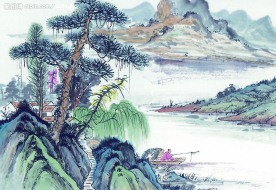 高清晰 山水 水墨画 300点