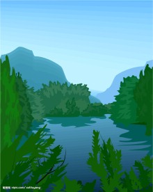 矢量风景背景2