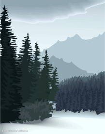矢量风景背景10
