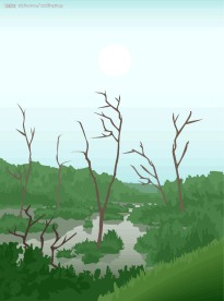 矢量风景背景23