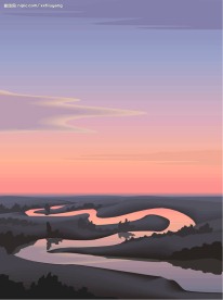 矢量风景背景28