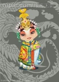 国粹京剧卡通人36款