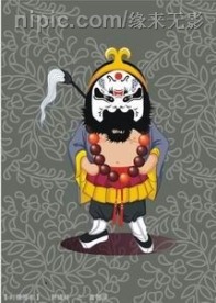 国粹京剧卡通人40款