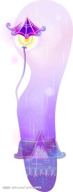 矢量卡通风景插画