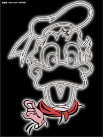霓虹灯分层素材PSD—酒吧64