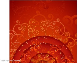 梦幻 花纹 矢量素材