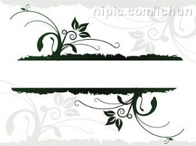 时尚花纹元素矢量素材