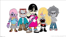 超酷个性街头Q版人物组合 共5个人物