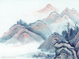 高清晰 山水水墨画 22