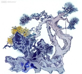 国画系列—古树奇石（63张）