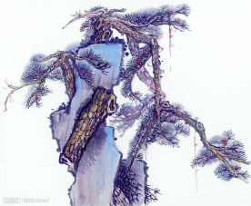 国画系列—古树奇石（63张）