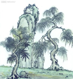 国画系列—古树奇石（63张）