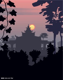 夕阳风景