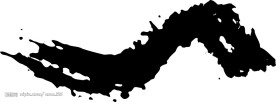 ps笔刷→水墨笔刷