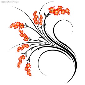 精美时尚花纹矢量素材