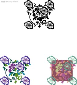 矢量古典花纹