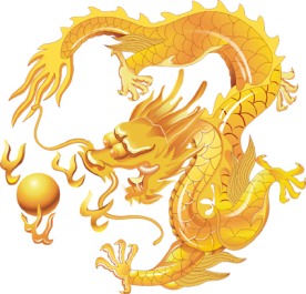 金龙的矢量图