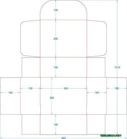 包装展开矢量图138个多种尺寸规格
