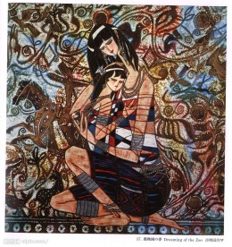 民族 版画 艺术 月饼素材