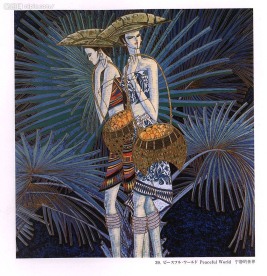 民族 版画 艺术 月饼素材