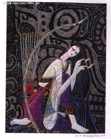 民族 版画 艺术 月饼素材