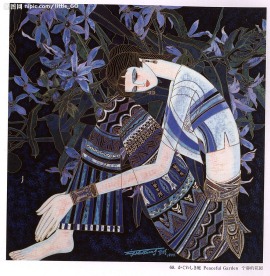 民族 版画 艺术 月饼素材