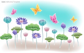 梦幻花纹