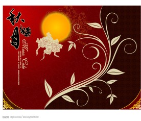 中秋佳节矢量图案AI9.0