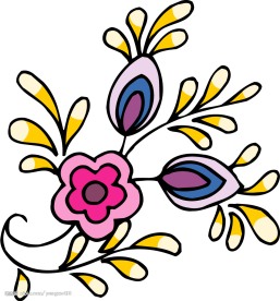 彩色花纹图案(485)