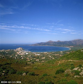 海滨小城远景