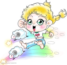 可爱的卡通星座图片，psd格式。