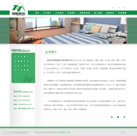 原创装饰型网页模板