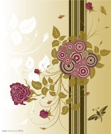 矢量花纹