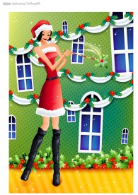 矢量圣诞宝贝_01