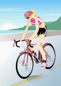 减肥瘦身矢量美女