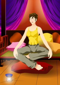 减肥瘦身矢量美女