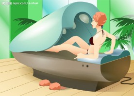 减肥瘦身矢量美女